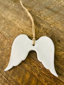 angel wing ornament